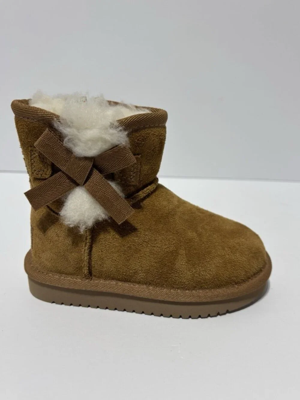 Koolaburra Toddlers’ Victoria Mini Chestnut Boots, Girls’ Size 6 M